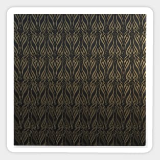 Black and Gold pattern Sticker